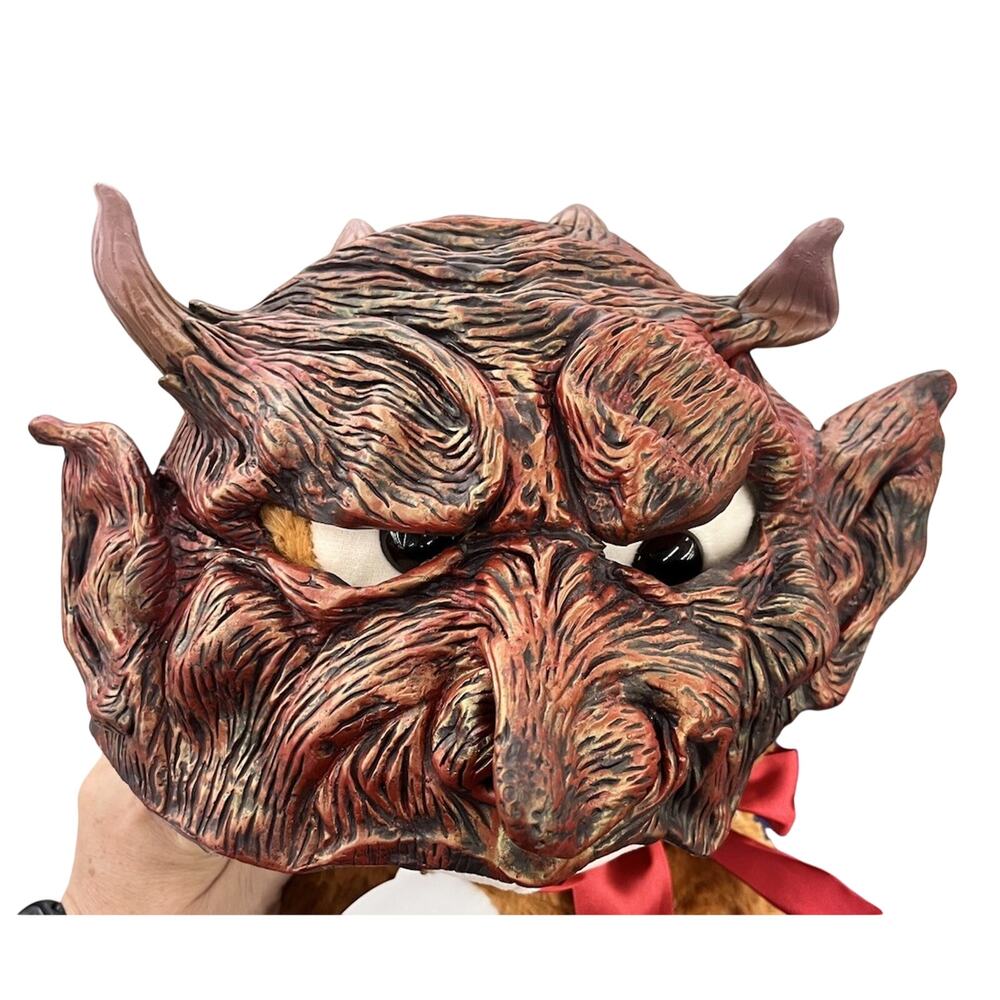 Seasons Rubber Devil Satan Demon Halloween Half Mask